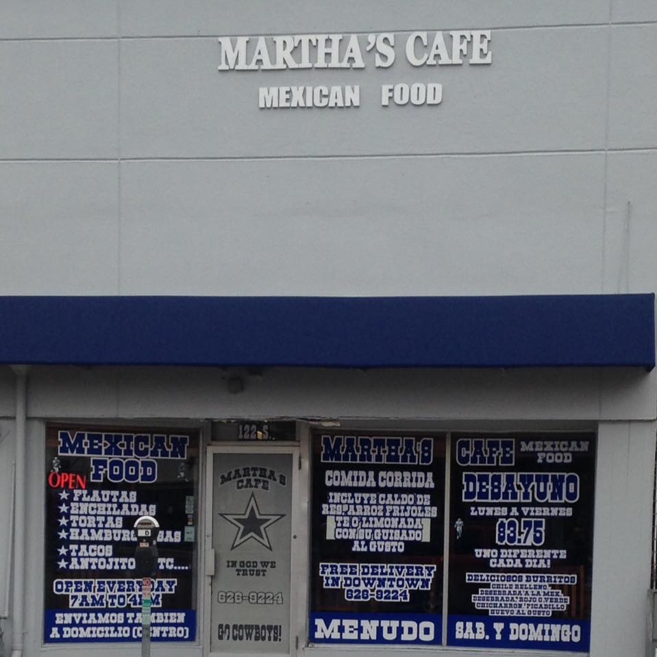 Martha's Cafe DMD Downtown El Paso