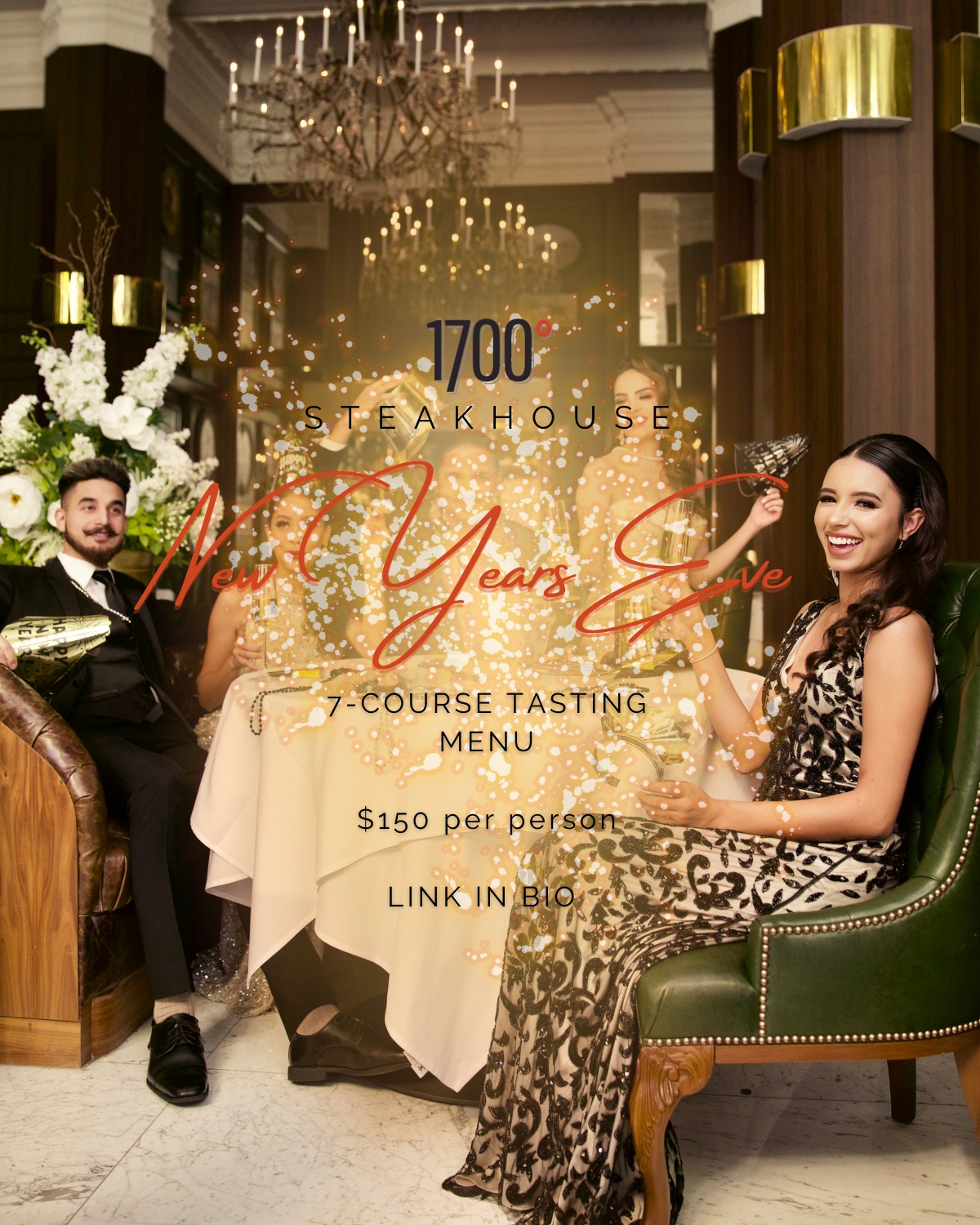 1700 Steakhouse New Year's Eve DMD Downtown El Paso