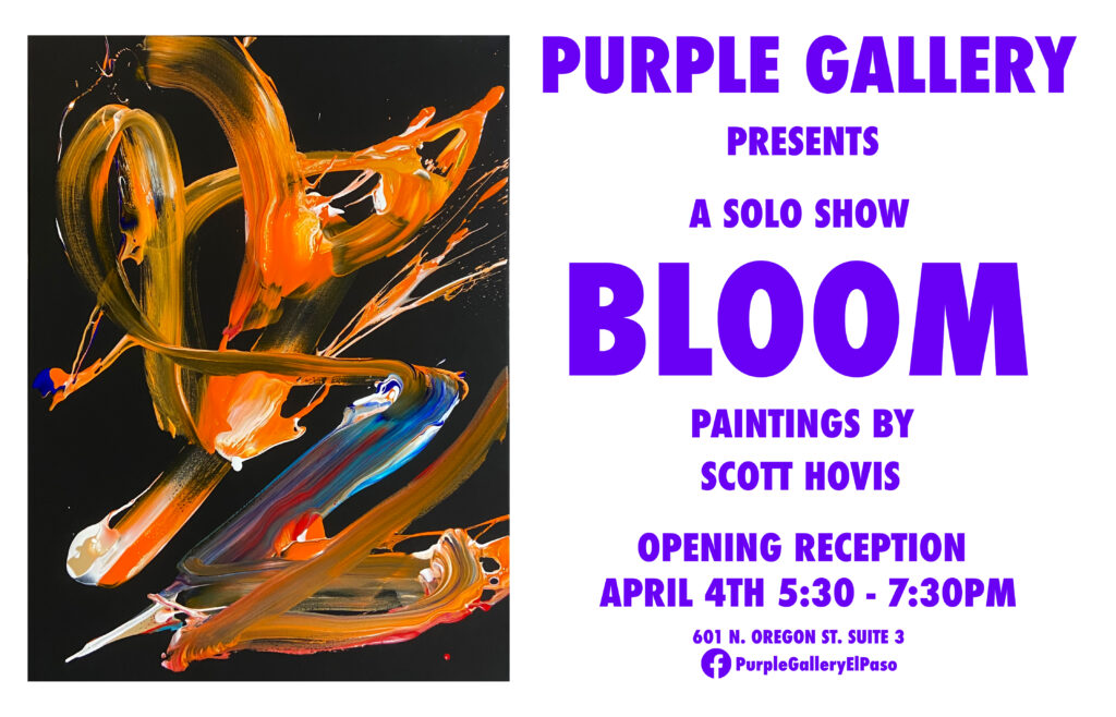 Purple Gallery presents “Bloom” – A Solo Show by Scott Hovis II