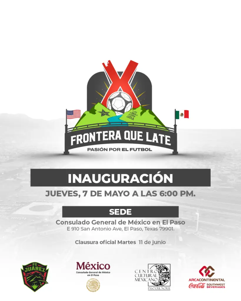 Inauguración de la exhibición “Frontera que Late — Pasión por el Fútbol”