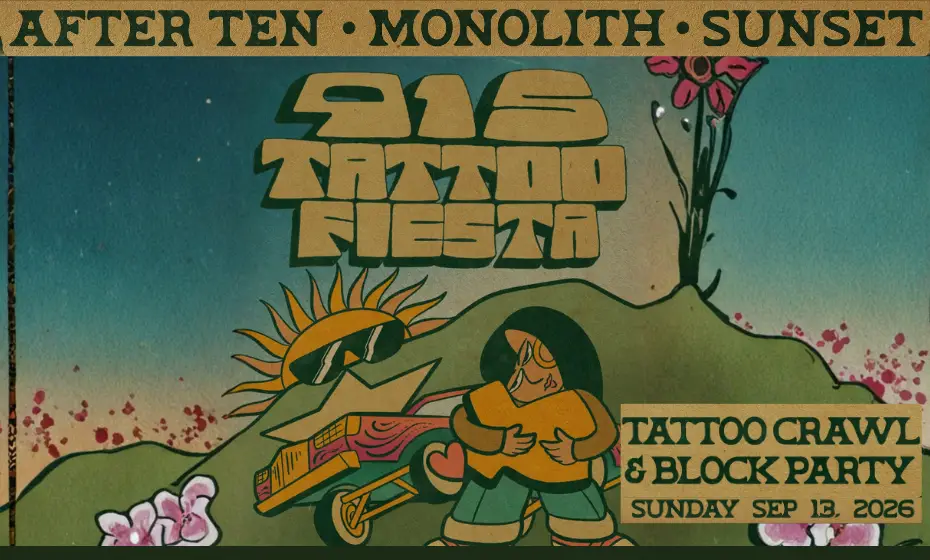 915 Tattoo Fiesta | A 915 Flash Crawl & Block Party